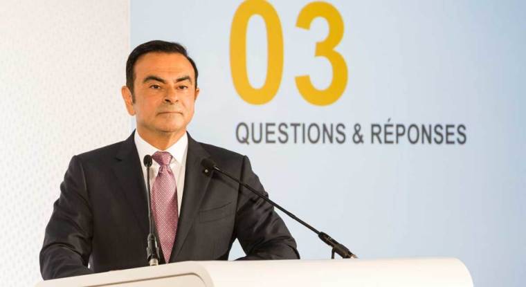 Le PDG de Renault et président de Nissan, Carlos Ghosn. (© O. Martin-Gambier)