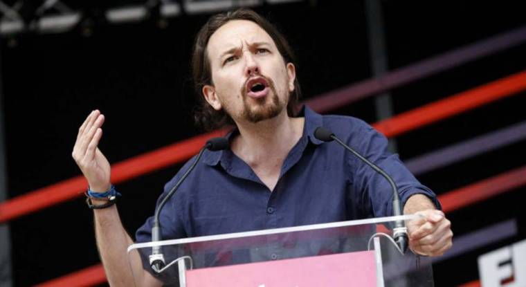 Pablo Iglesias, le chef de Podemos. (© P. Barrena /AFP)