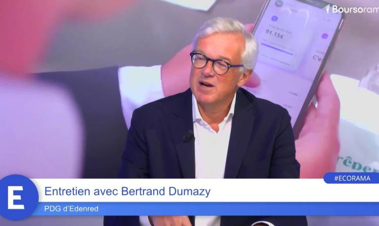 Bertrand Dumazy (PDG d'Edenred) : "Je suis convaincu qu'il n'y a pas eu de fraude, mais on va laisser la justice italienne poursuivre son chemin !"
