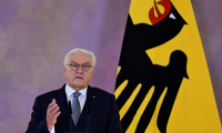 Le président allemand Frank-Walter Steinmeier annonce la dissolution du parlement lors d'un discours au château de Bellevue à Berlin, le 27 décembre 2024 ( AFP / John MACDOUGALL )