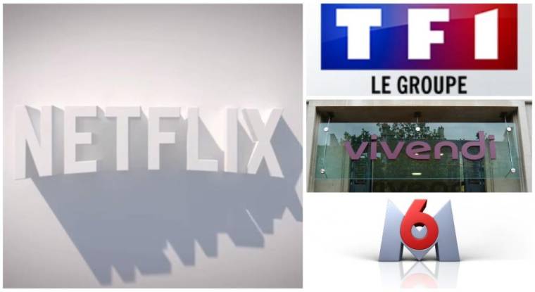Un secteur qui a repris du «poil de la bête» (© Nextflix, TF1, Vivendi, M6)