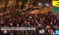 Géorgie : des dizaines de milliers de manifestants de nouveau dans la rue