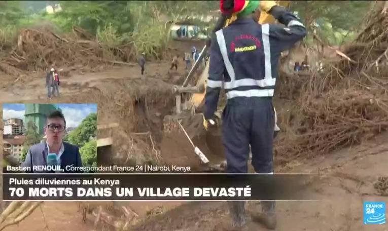 Pluies diluviennes au Kenya : un barrage naturel cède, au moins 46 morts
