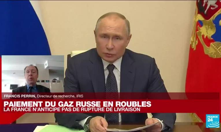 Paiement du gaz russe en roubles : la France n'anticipe pas de rupture de livraison
